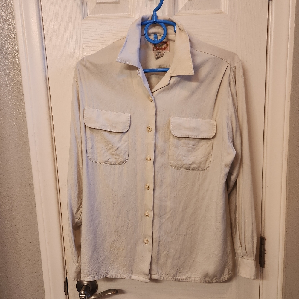 Banana republic vintage rayon shirt size m